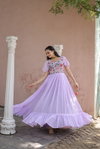KA 1055 Sequence Designer Georgette Gown Wholesale Market In Surat 